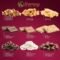 Valentines Chocolate Covered Pretzels & Caramel Popcorn Gift