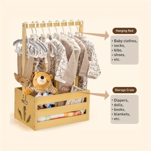 Newborn Storage with Handles, Baby Shower Gift Basket