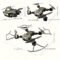Foldable Quadcopter Mini Drone w/Dual Cameras & Remote